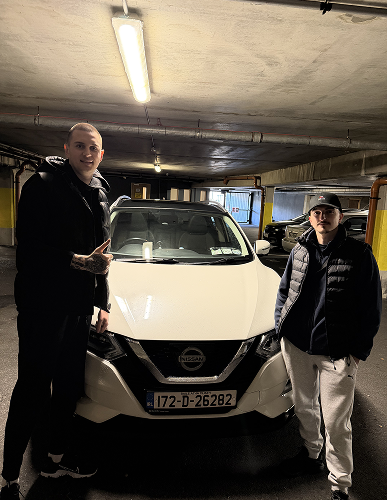Happy mntvls auto customer with their inspected car