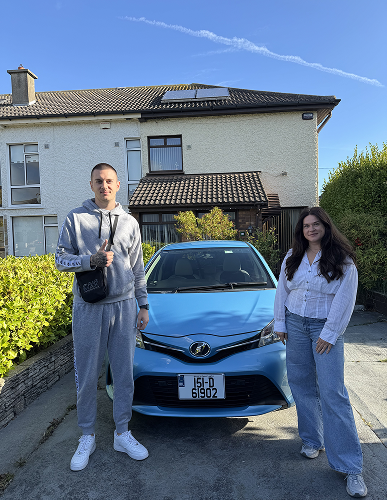 Happy mntvls auto customer with their inspected car